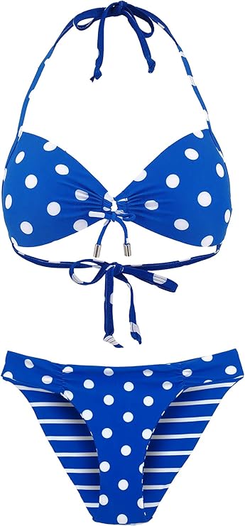 yellow polka dot bikini amazon