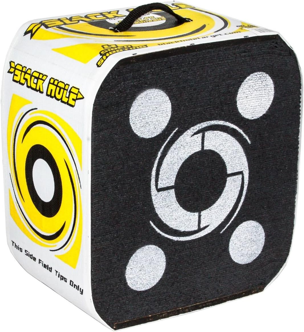 Black Hole - 4 Sided Archery Target - Stops ALL Fieldtips and Broadheads