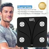 Vitafit Smart Bathroom Scale Body Weight BMI Body Fat 28st Black view 2
