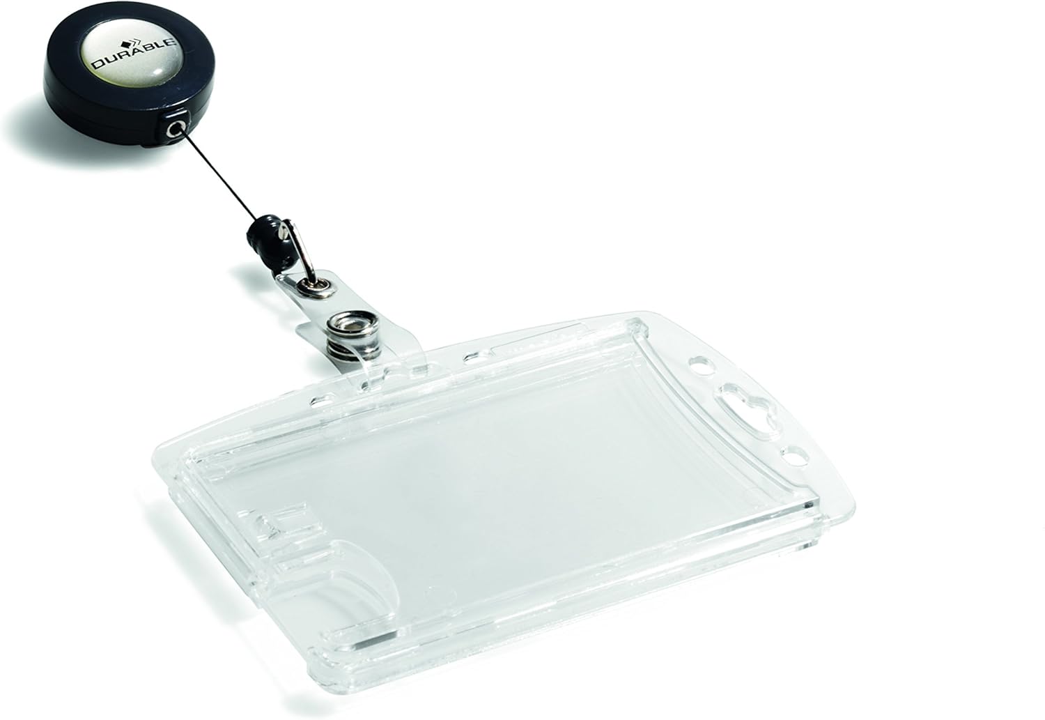 Durable Dual Security Pass Badge Holder - Acrylic Name Badge with Badge ...