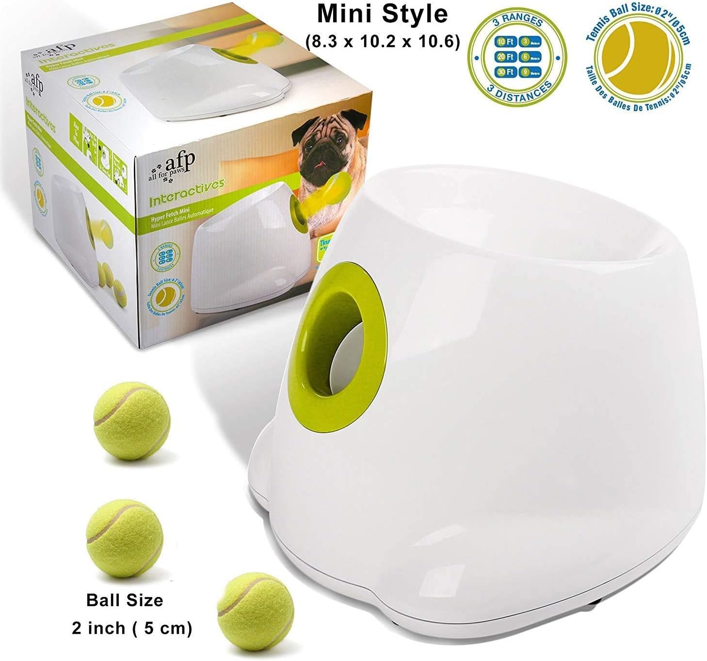 ALL for PAWS Automatic Dog Ball Launcher Interactive Dog Tennis Ball Thrower, Interactive Puppy Pet Fetch Toy - Image 3