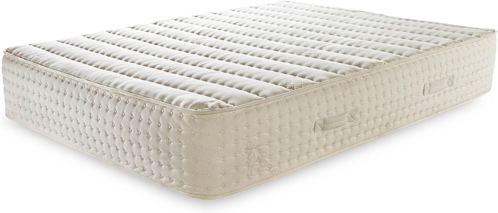 PlushBeds Botanical Bliss Organic Latex Mattress, Cal King 9” Medium, Pure Wool, Organic Cotton