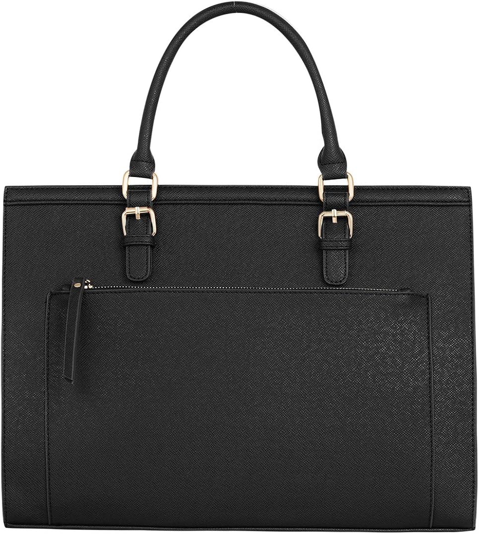 CRAZYCHIC, Women's Large Tote Shopper Bag, Lady Zipper Briefcase Satchel Handbag