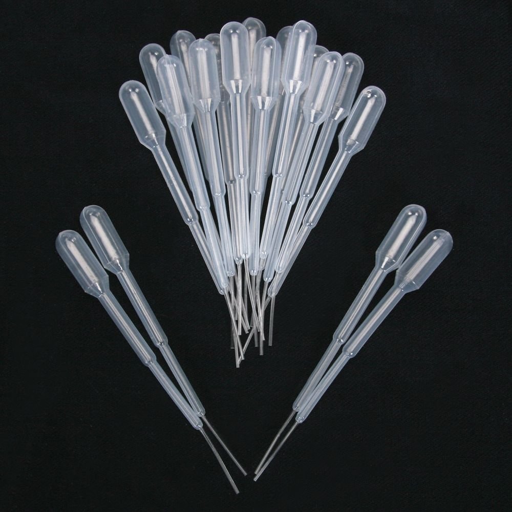 Disposable Plastic NeedlePoint Pipets Science Lab Microcapillary