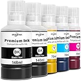 Compatible Ink Refill Bottles Replacement for T502 T522 ET-2760 ET-4760 ET-2800 ET-2850 ET-3850 ET-4850 ET-2720 ET-2803 ET-37