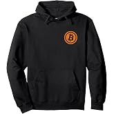Bitcoin Logo Emblem Cryptocurrency Blockchains Bitcoin Pullover Hoodie