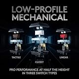 Logitech G G915 TKL Wireless Mechanical Keyboard UK Layout Black view 8