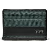 Tumi Men's 6 CC Slim Card Case, Deep Pine, One Size | Premium Leather Wallet, RFID Protection, Multiple Card Slots, ID Window, Bill Compartment, Slim Profile, Gift Box
