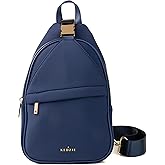 KEDZIE Sloane Sling Crossbody Bag Soft Water Resistant Purse for Women