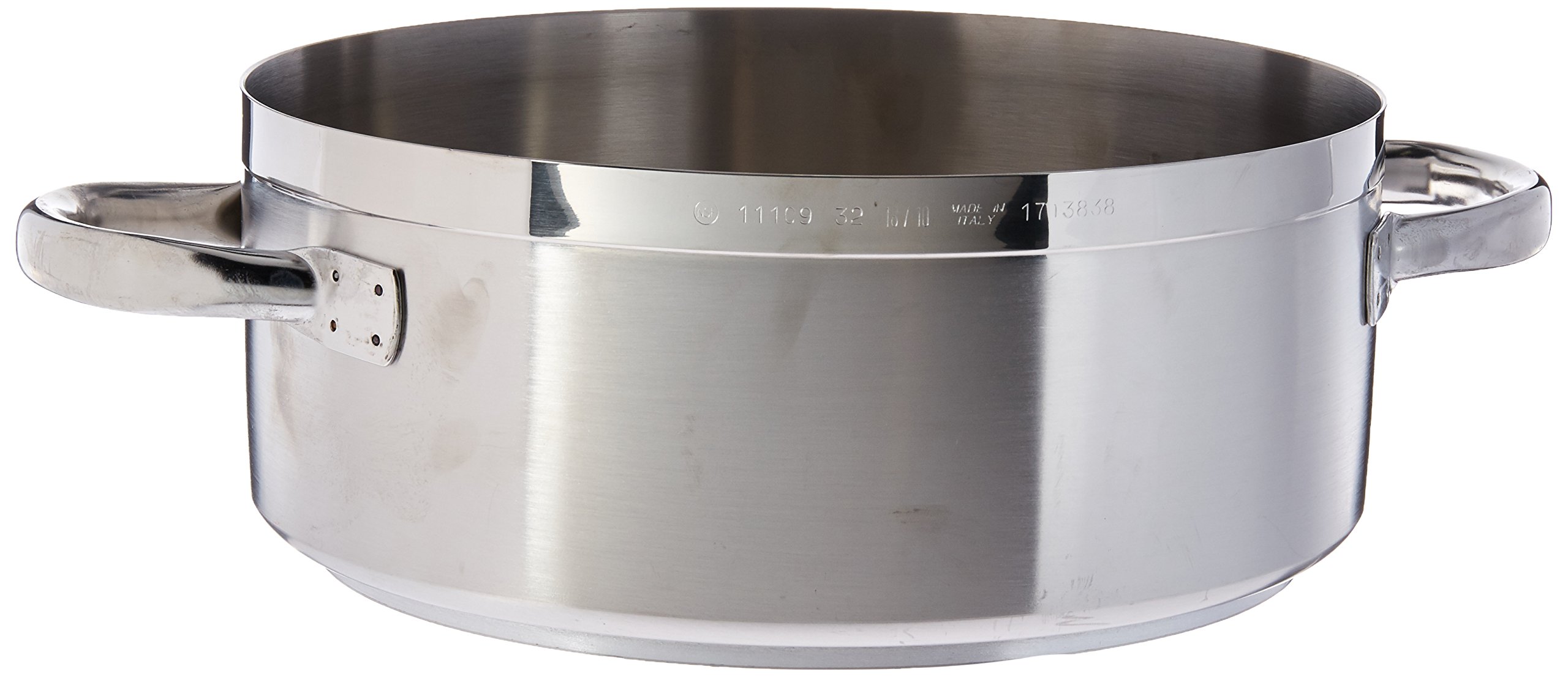 Paderno World Cuisine "Grand Gourmet" Stainless-Steel 10-1/2-Quart Rondeau