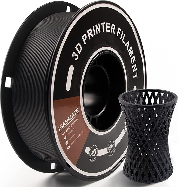 iSANMATE Carbon Fiber Filament 3D Printer Filament, 1.75mm Carbon Fiber