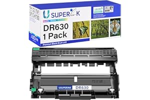 SuperInk 1 Pack Compatible DR630 Drum Unit Replacement for Brother DR630 DR-630 to Use with HL-L2300D HL-L2320D HL-L2340DW HL-L2360DW HL-L2380DW DCP-L2540DW MFC-L2700DW Printer (No Toner)