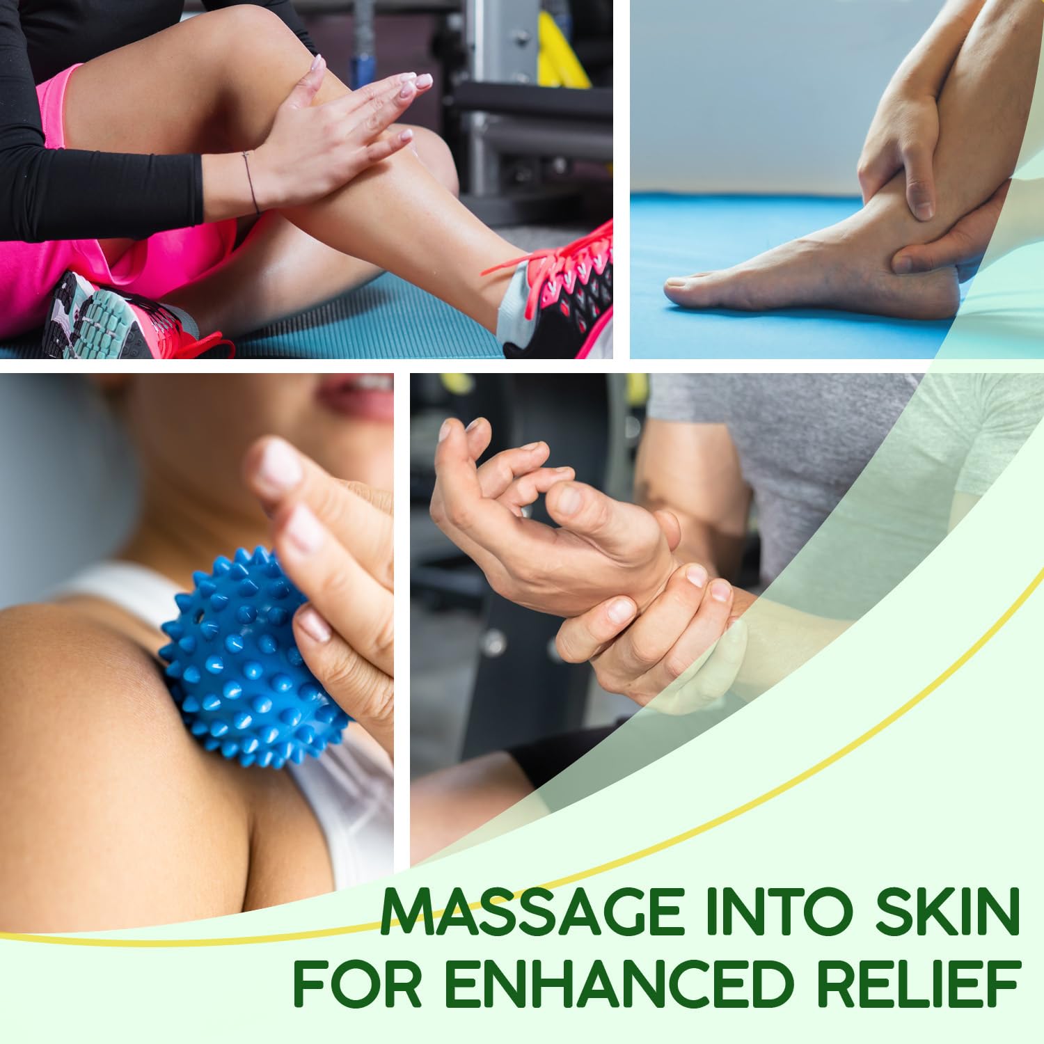 Ebanel Pain Relief Cream for Arthritis, Back, Joint, Foot, Neck, Strains & Sprains with Menthol, Camphor, Arnica, Emu Oil, MSM, Boswellia, Soothing Muscle Pain Relief Cream