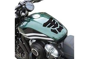 ASUBHA Motorcycle Gas Tank Protector, Gas Tank Pad, Fuel Tank Protector Decal Pad, Motorcycle Accessories 3D Motorcycle Gas Tank Sticker for CB400/ 600/1000/ 1300, VT250, VFR400, CBR250/ 400/600 (Black)