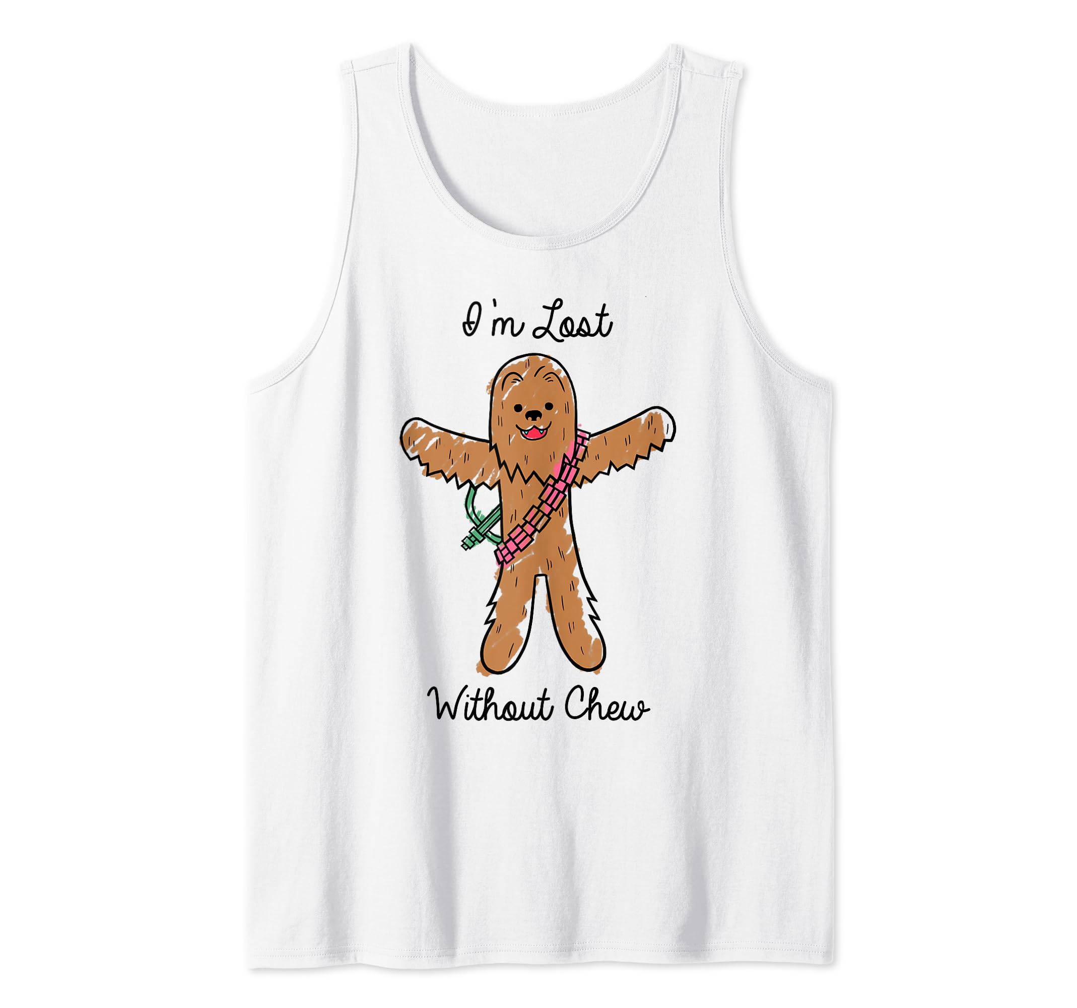 Star Wars Chewie Without Chew Valentine's Tank Top