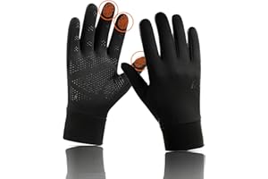 Aerynx Lightweight Running Winter Gloves Touch Screen Gloves Liners for Cycling Biking for Men Women