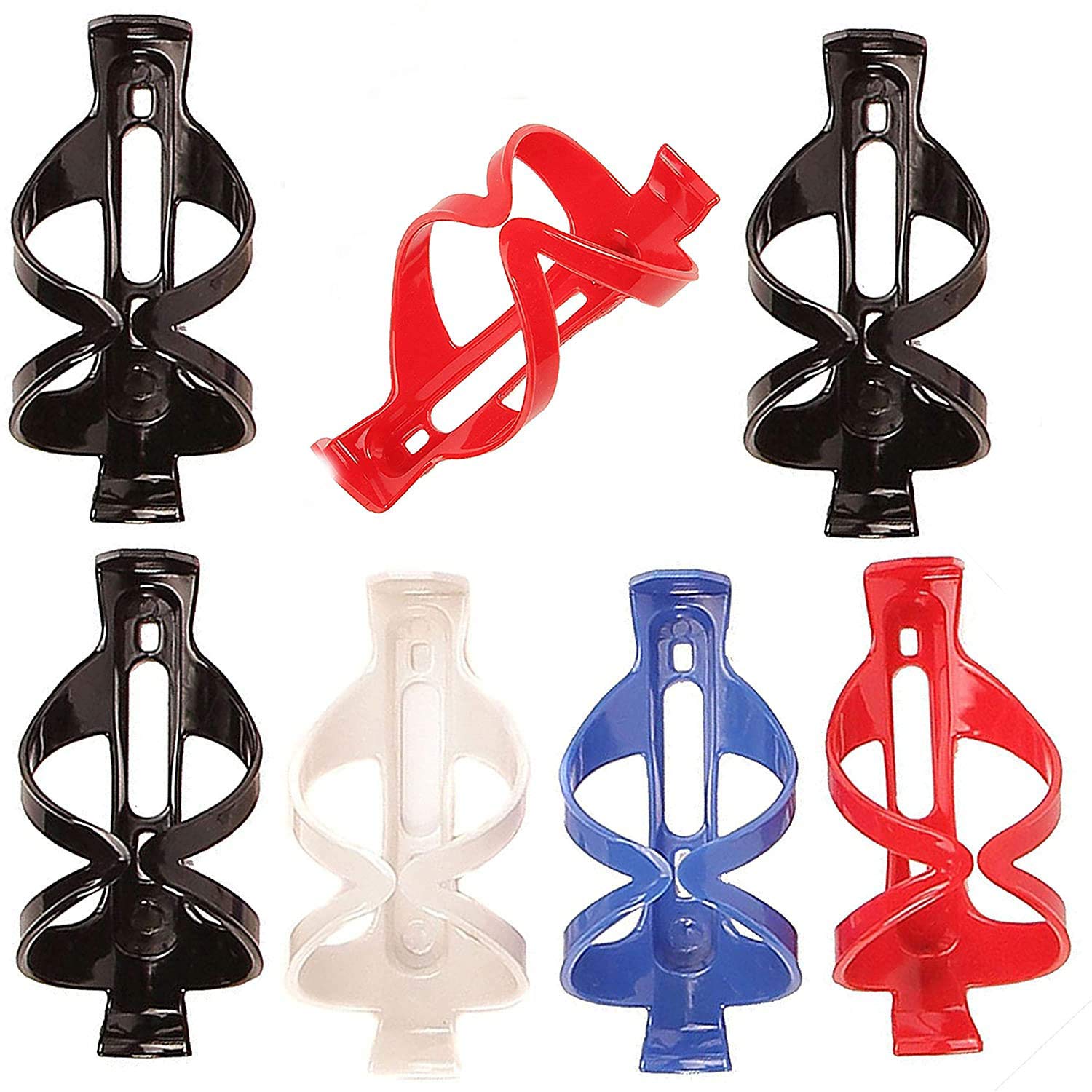 Soytich 2 x bottle holder, water bottle holder, bicycle drink holder, can holder, F4, colour: 2 x black