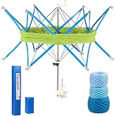 Caydo Yarn Swift, Portable Metal Umbrella Holder for Knitting &amp; Crochet | Compact Lightweight Adjustable Angle/Height, Great Helper for Yarn Winding, Ideal Craft Tool for Crocheters &amp; Knitting Lovers