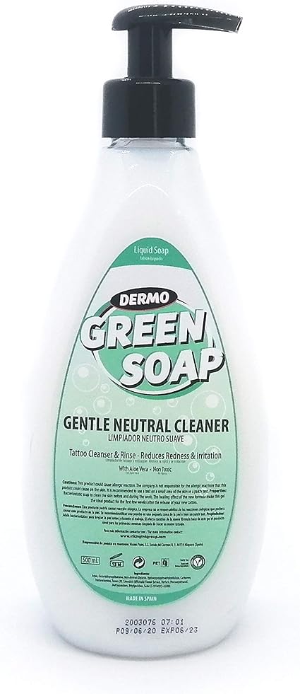 Sapone Microblading Per Tatuaggi Delicati Con Sapone Neutro Delicato 500 Ml Per Tatuaggi Sapone Neutro Per La Cura Idratazione E Tatuaggi Curativi Dermo Amazon It Bellezza