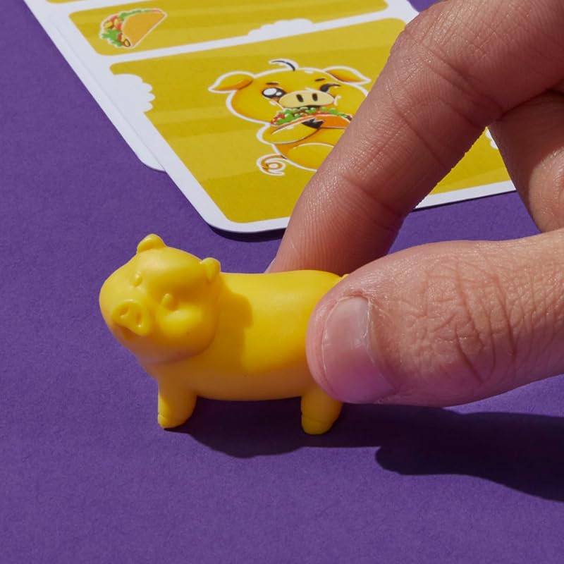 Porquinho, Jogo de cartas, 2 a 6 jogadores, Planos ao ar livre, Família e amigos, Presente para meninos e meninas 7 anos ou mais, Porcos e cabras