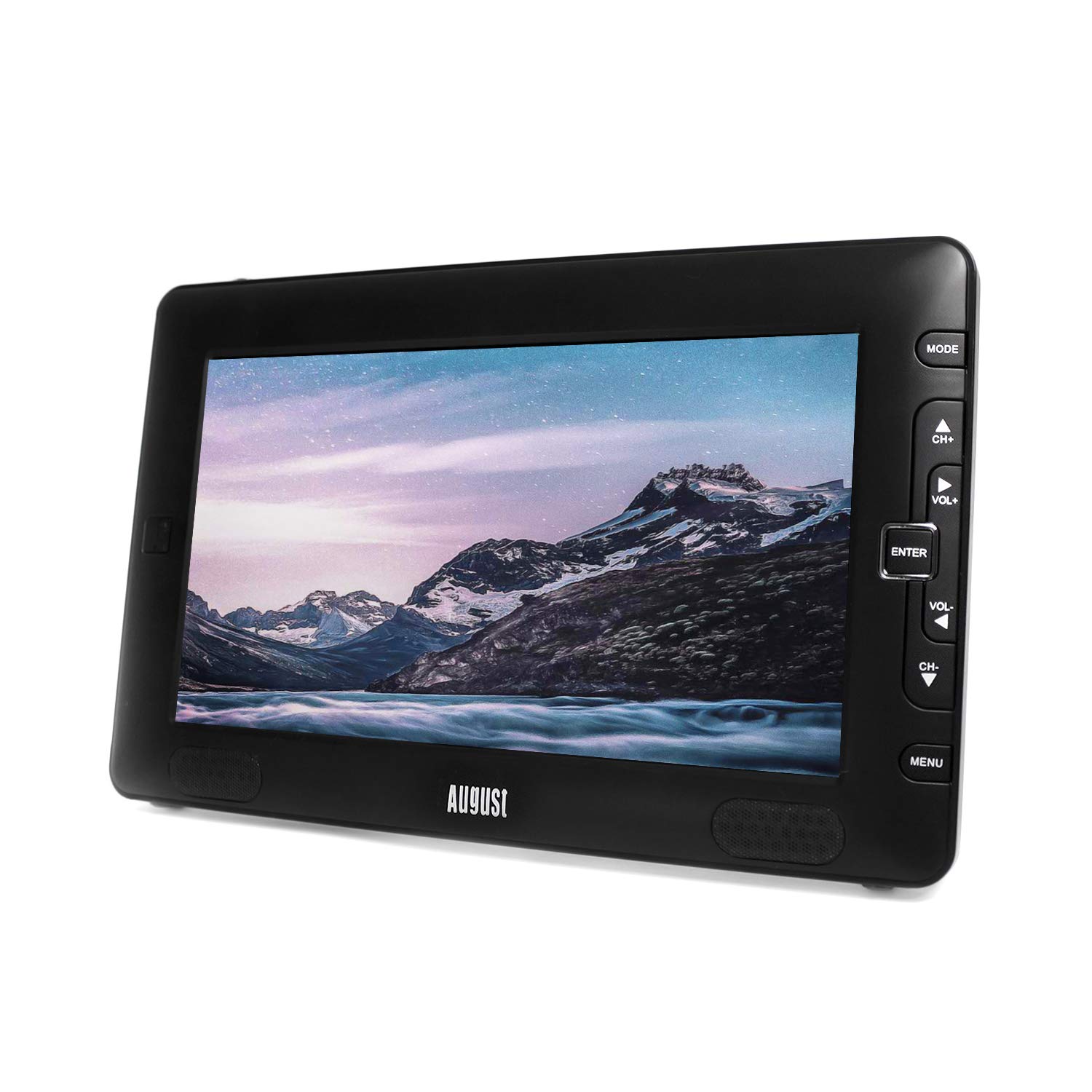 August Dtv905 9 Portable Freeview Tv Small Screen Lcd Television With Multimedia Player Digital Tv For Bedroom Kitchen Caravan Battery Internal Or Mains Powered Buy Online In Bermuda