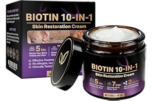 Biotin 10-in-1 Skin Restoration Cream, 2026 New Professional Skin Treatment Cream, 50g Comprehensive Repair Creams for Fine L