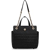 Anne Klein Small Ruched tote with convertible strap