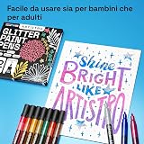 ARTISTRO Glitter Paint Pens 12 Extra-Fine 0.7mm for Rock Glass Wood view 6