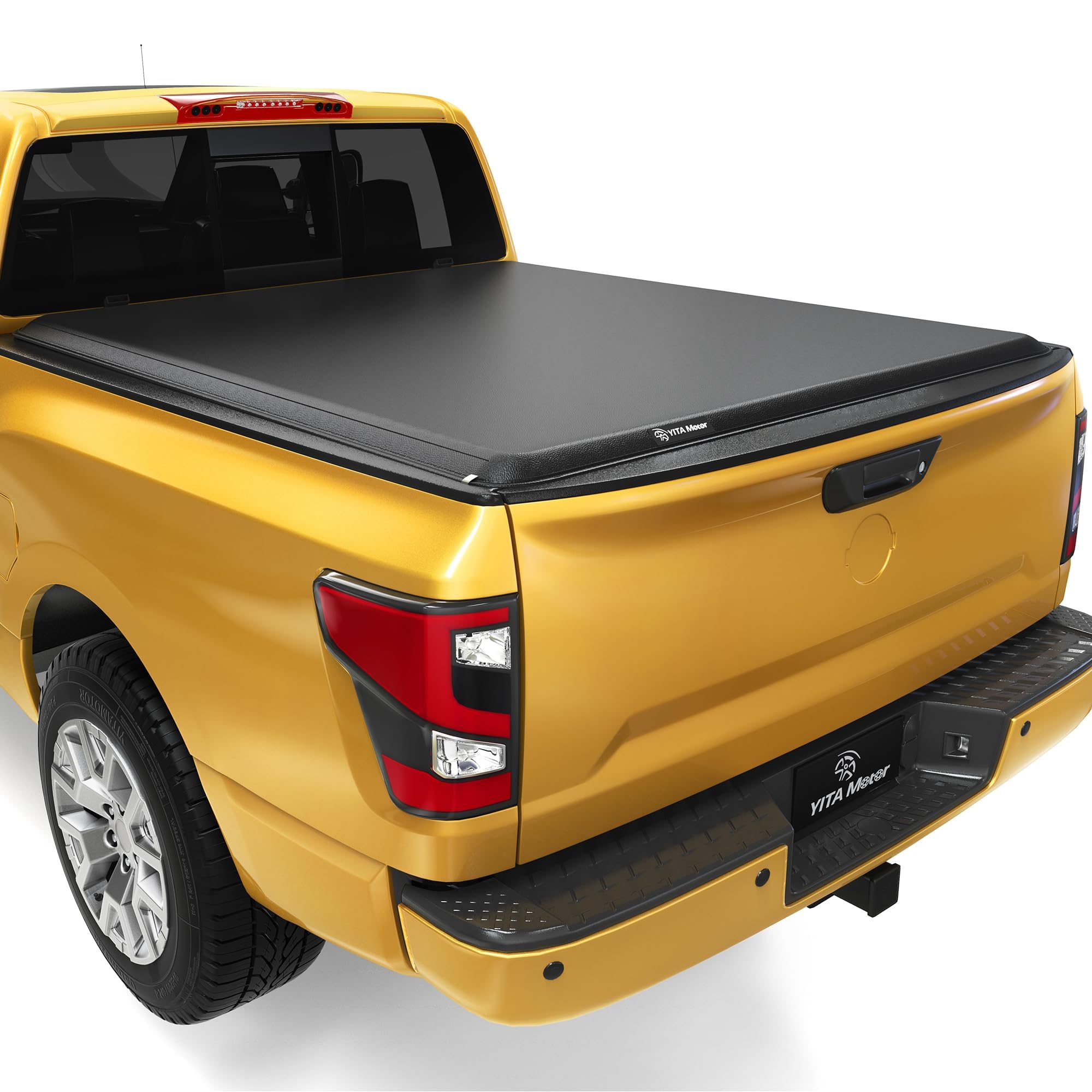 YITAMOTOR Soft Roll Up Truck Bed Tonneau Cover Compatible with 2005-2026 Nissan Frontier(NO México), Fleetside 5 ft Bed Image