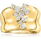 Ross-Simons 0.80 ct. t.w. Scattered-Diamond Ring in 14kt Yellow Gold