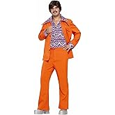 Rubies Orange Leisure Suit Costume for Adults, Men's Standard