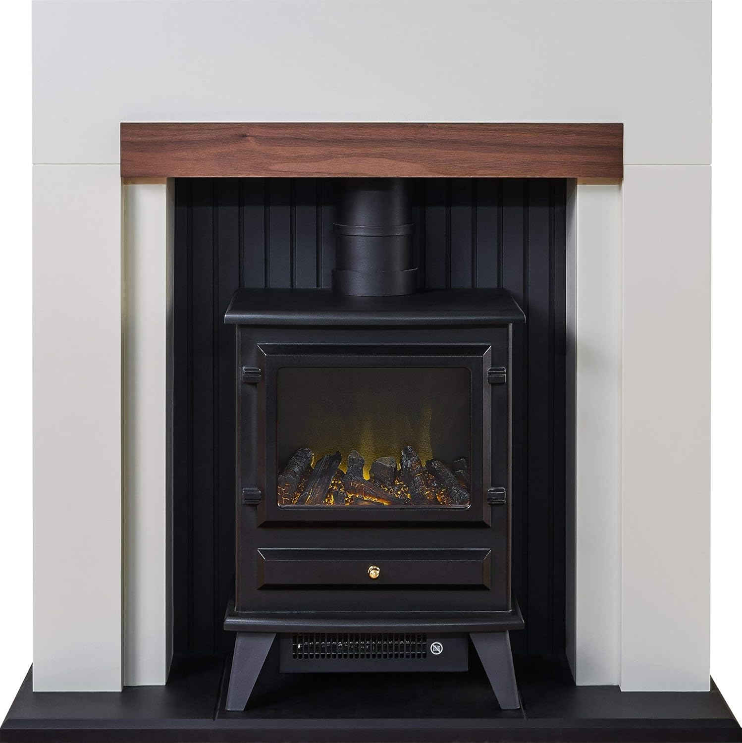 The Adam Salzburg Electric Fireplace Suite With Stove Amazon Ca