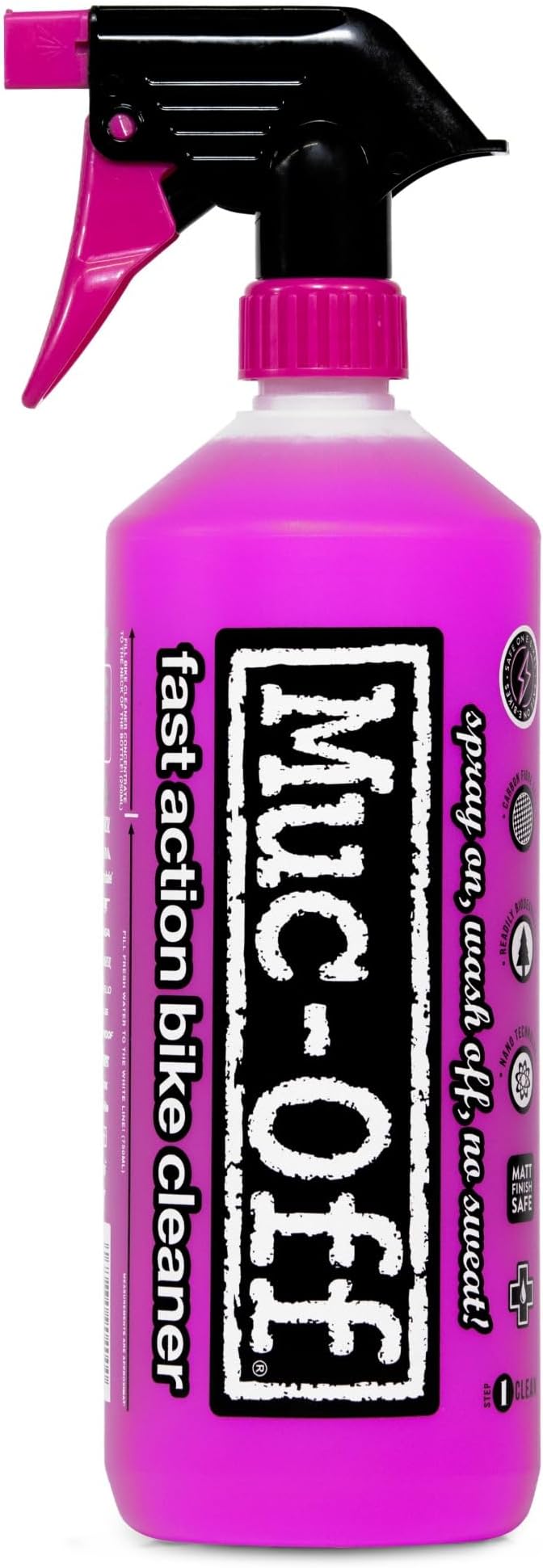 Muc-Off Nano Tech Bike Cleaner 1L Biodegradable Safe on Carbon Fibre