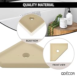 Questech Decor 5" Soap Dish, Corner Shelf for