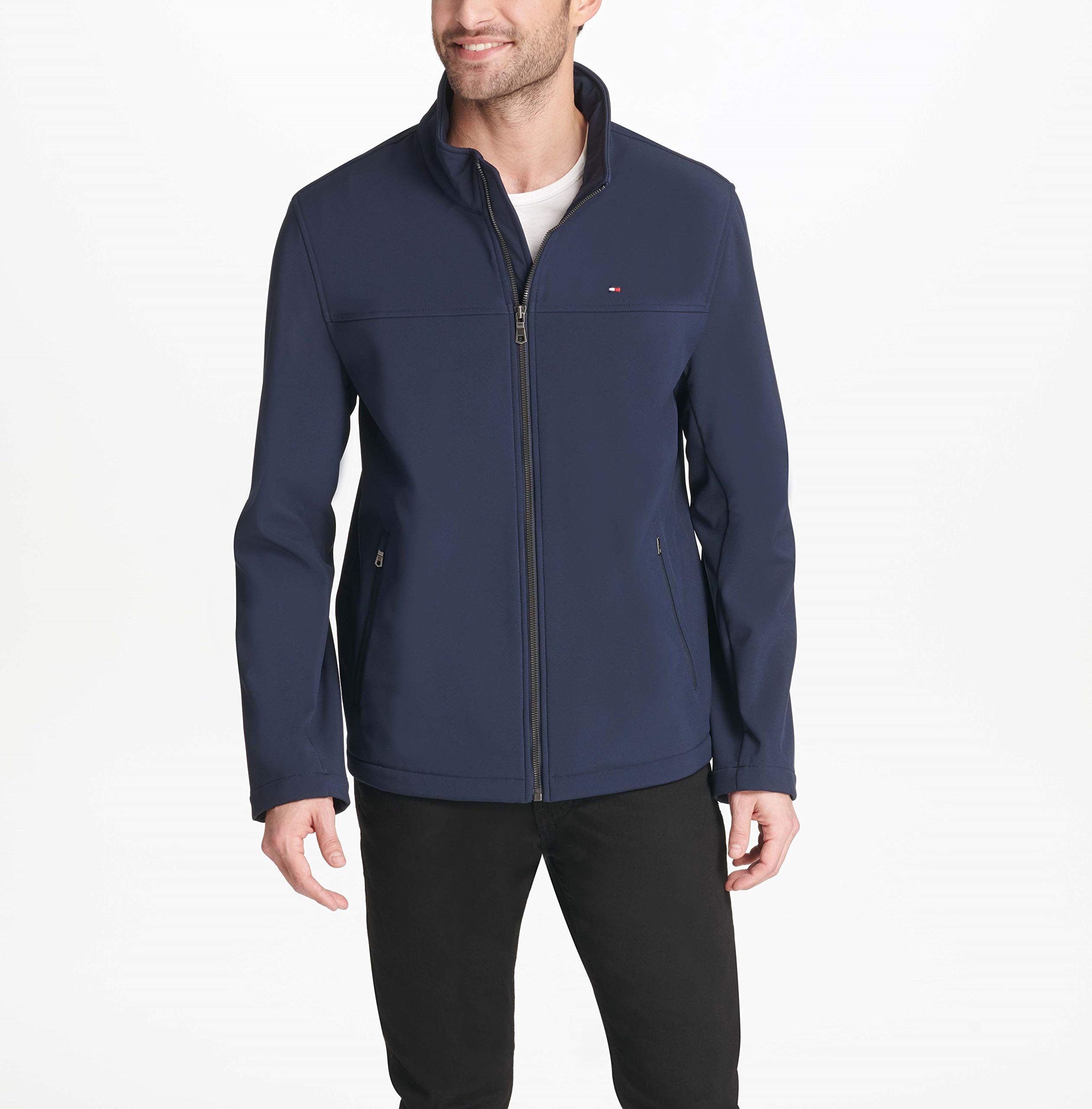 tommy hilfiger men's classic soft shell jacket