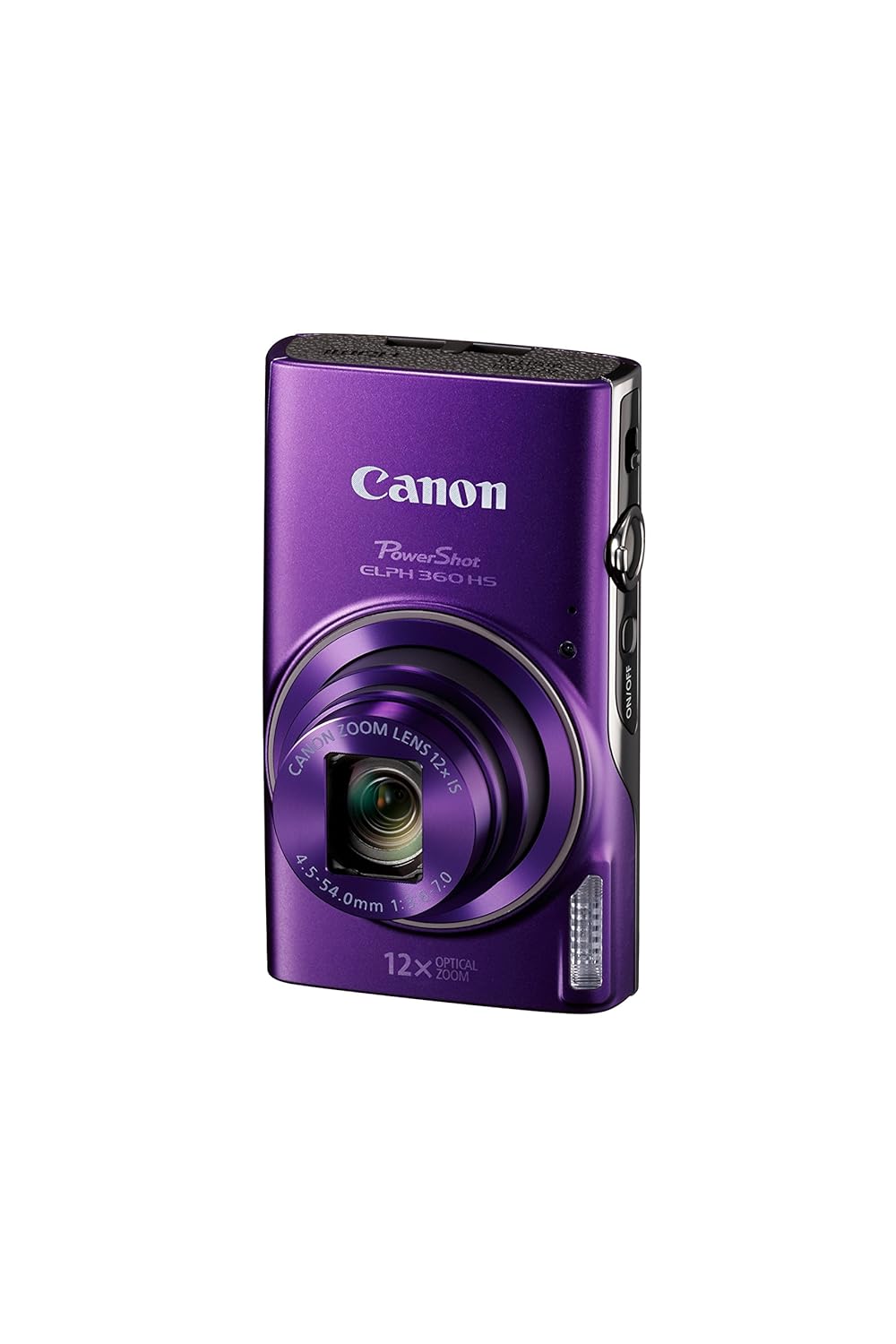 Canon PowerShot ELPH 360 Digital Camera w/12x Optical Zoom and Image Stabilization - Wi-Fi & NFC Enabled (Purple)