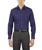 Van Heusen Men's Dress Shirt Fitted Poplin