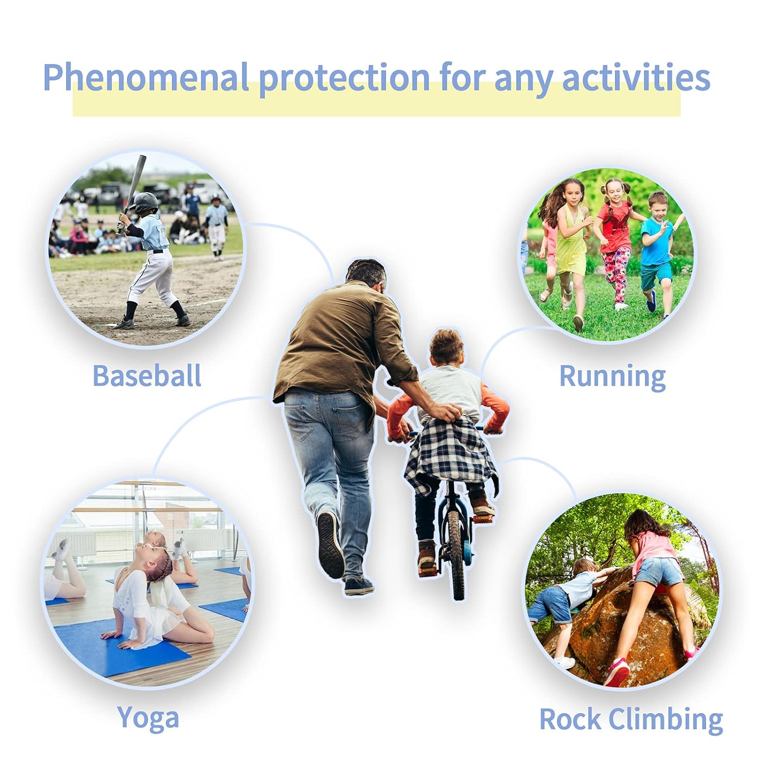 Adjustable Knee Pad for Children, Unisex Kids’ Protective Knee Brace with Padded Sponge for Volleyball, Tennis, Badminton, Yoga, Basketball, Cycling, Running, Dancing: Industrial & Scientific