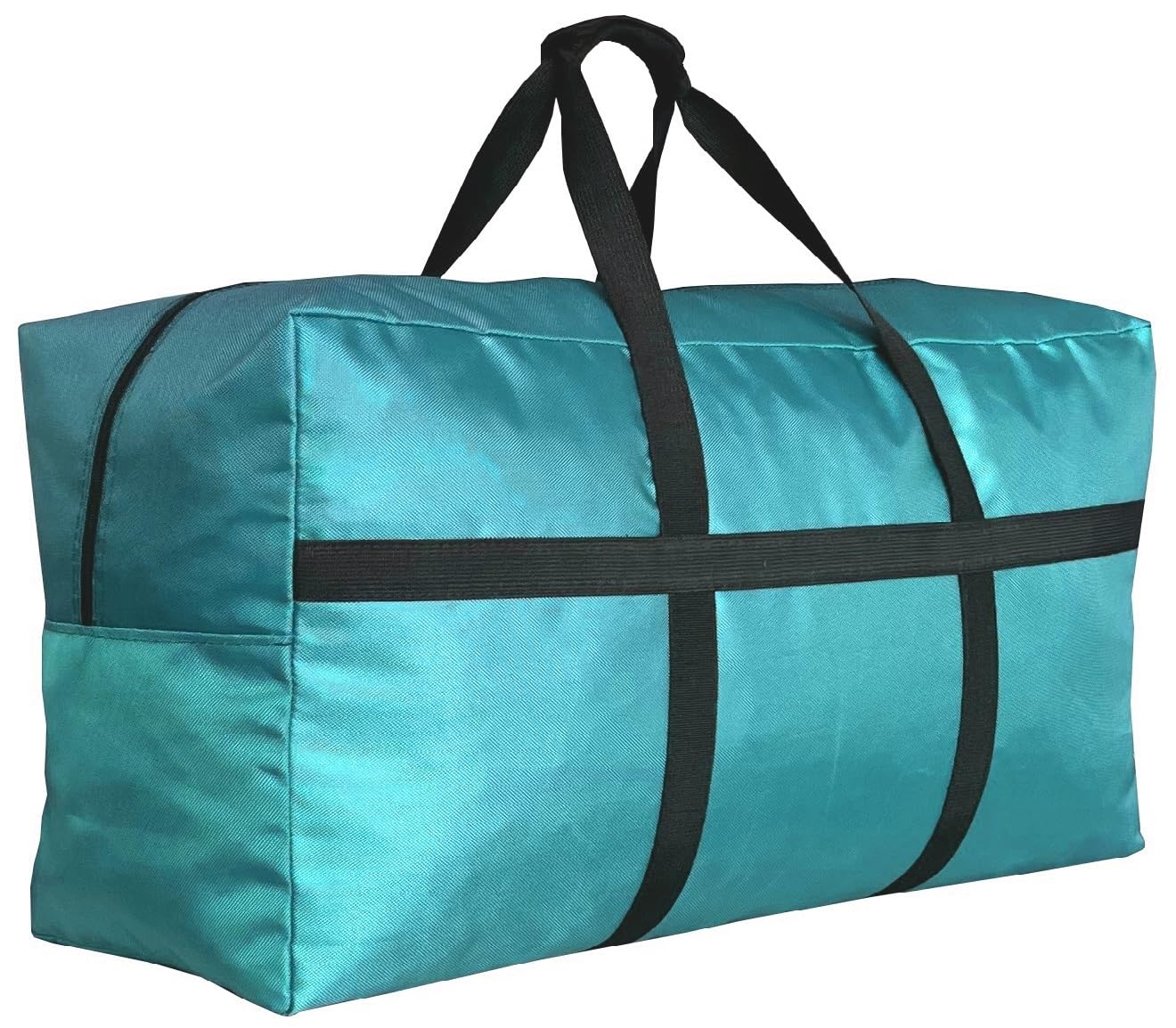 HaoHakka Extra Large Duffle Bag for Travel, Big Foldable Storage Bag - Turquoise Image