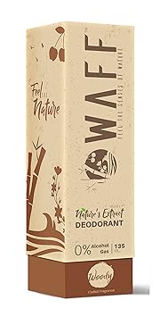 WAFF World's First Nature's Extract Deodorant: Woody For Men