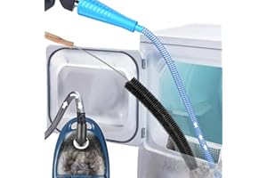Sealegend Dryer Vent Cleaner Kit Dryer Lint Vac Attachment with Brush, Lint Remover, Dryer Vent Vacuum Hose Cleaning Tools, Blue