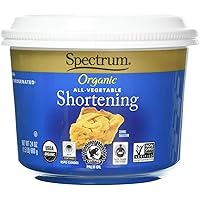Spectrum Shortening, 100% Vegetable, Organic, 24 oz