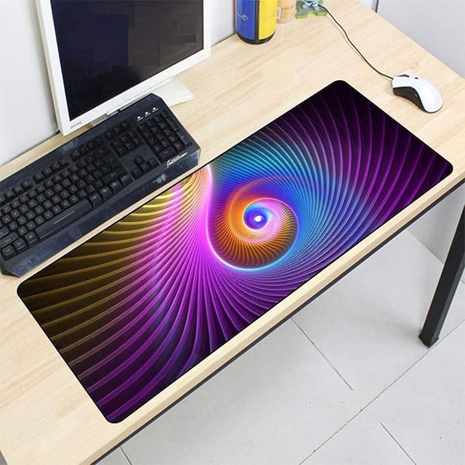 Alfombrilla de Ratón para Juegos con Impresión de Remolino de Color