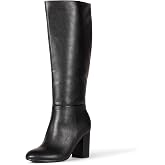 Amazon Essentials Women's Tall Heel Boot with Memory Foam Insole, Interior Zipper
