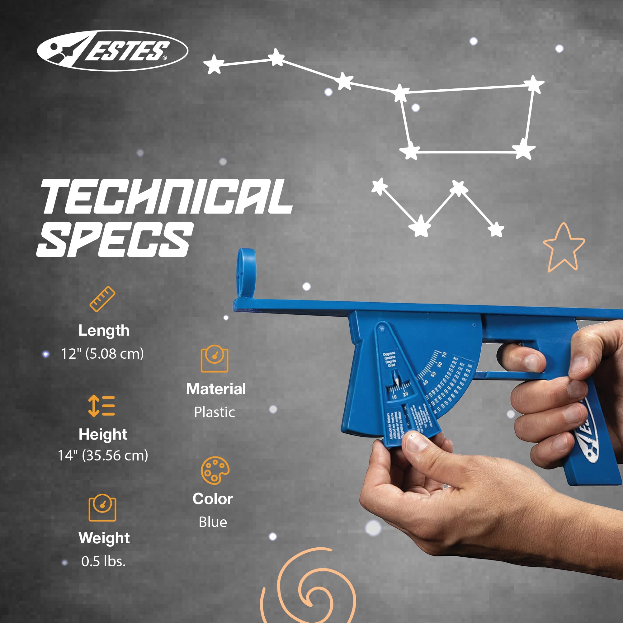 Estes 2232 Altitrack, Model-Rocket Altitude-Tracker Device, Rocket Model Kit Accessories for Ages 10+