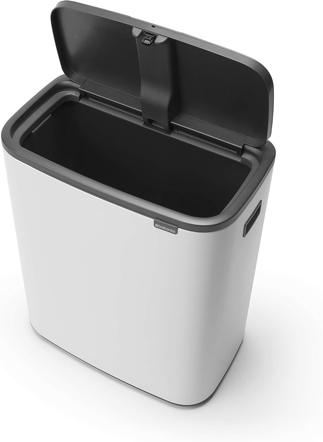 Brabantia Bo Touch Bin - 60L Inner Bucket (White) Large Waste Kitchen Bin - Soft-touch, 1 inner bucket (60L) - Image 3