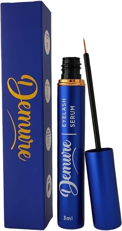 Demure Eyelash Serum Eyebrow Lash Growth Thick Long Hormone-Free