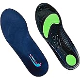 Gel Insoles Offering Shock Absorption and Cushioning for Foot Relief, Comfortable Feet Massage Inserts, Arch Support Shoe Insoles for Plantar Fasciitis, Sneaker Work Boot for Men and Women