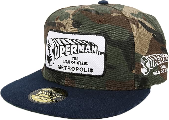 Amazon キャップ 帽子 ベースボールキャップ スーパーマン Superman ワーナー ブラザーズ ロゴ 刺繍 シール メンズ レディース Cap お出かけ 外出 キャップ 通販