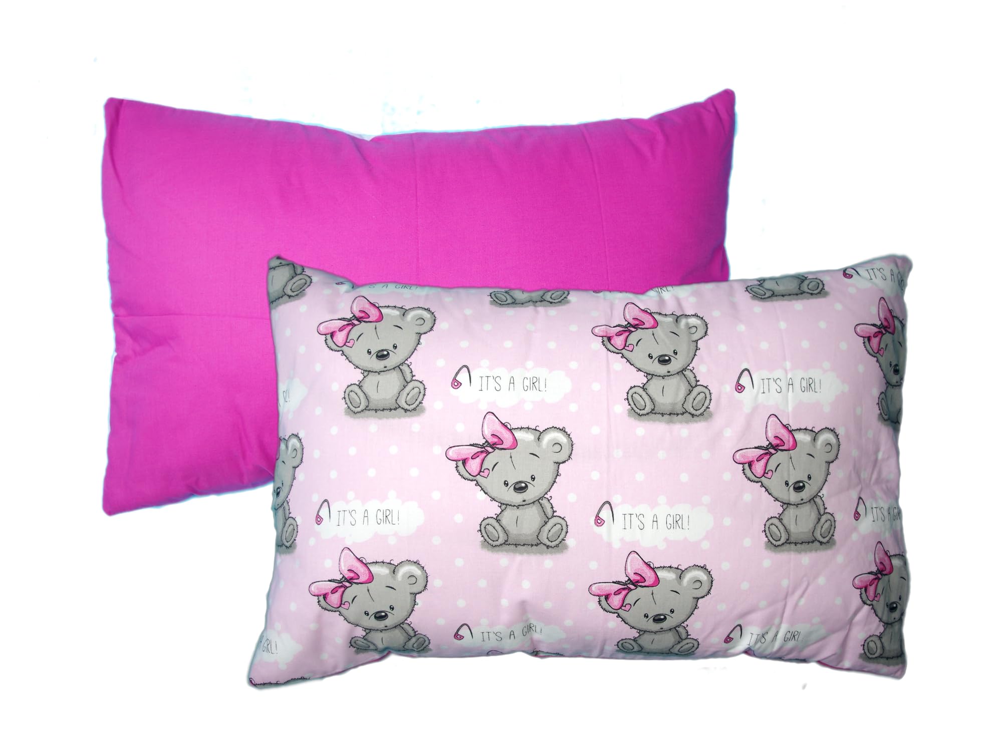 Baby Kids Toddler PILLOWCASE (60x40cm size) 2 PACK 100% cotton (6)